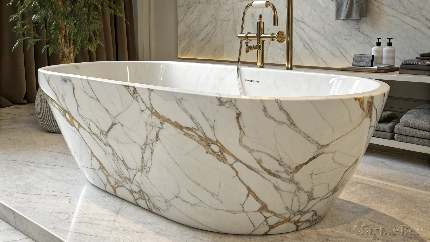 Natural stone Bathtub 