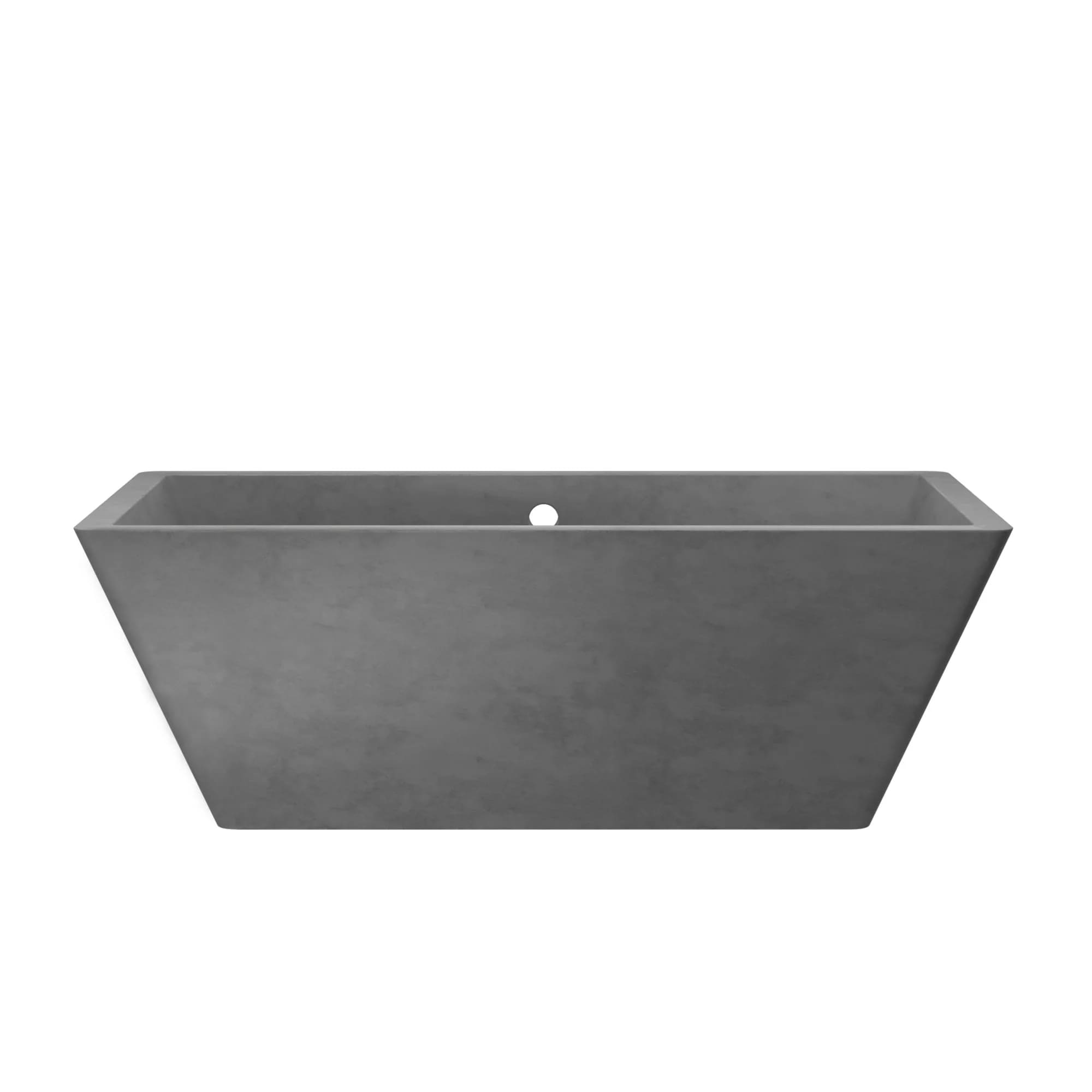 Gray Freestanding Bathtub