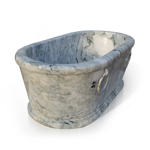 Unique Calacatta white marble bathtub