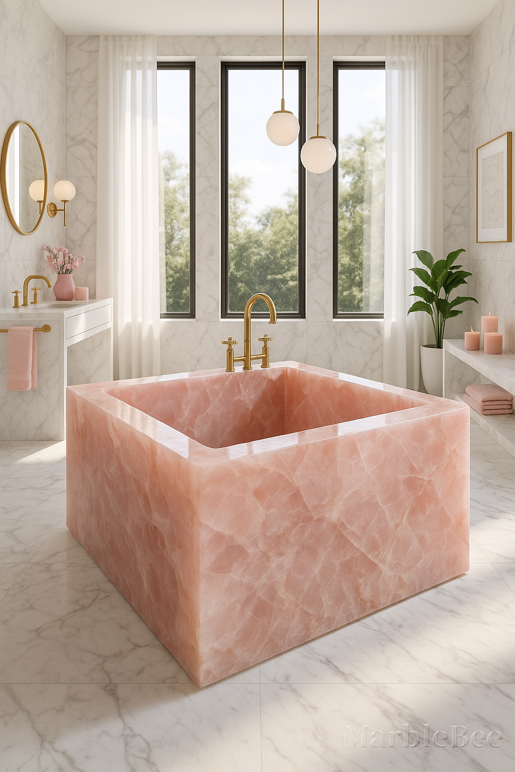 Rose Quartz Bathtubs for sale
