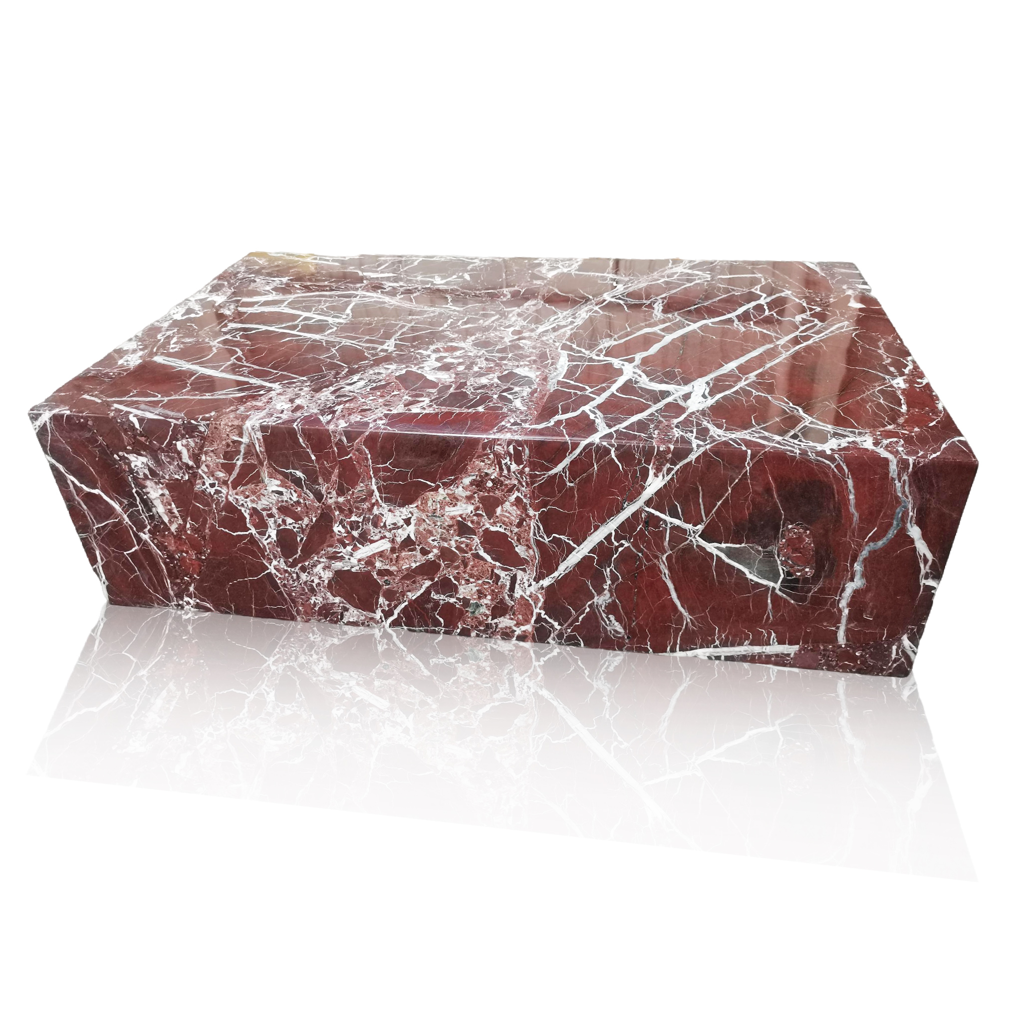 Square marble coffee table