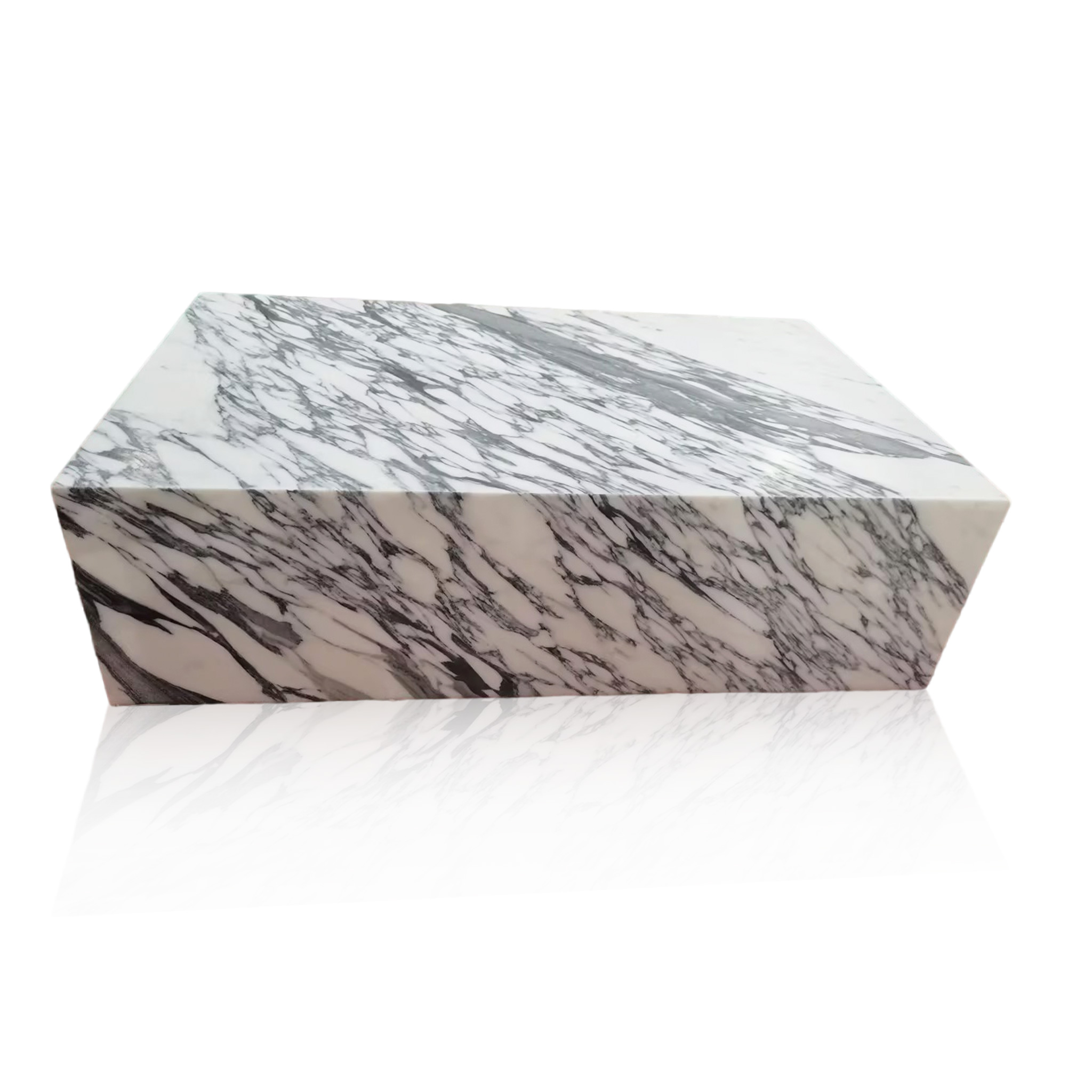 Marble coffee table calacatta