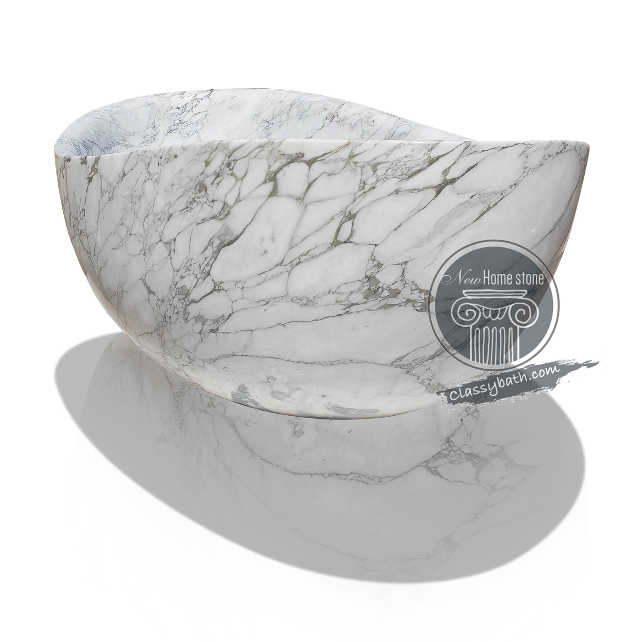 Papillon stone bathtub