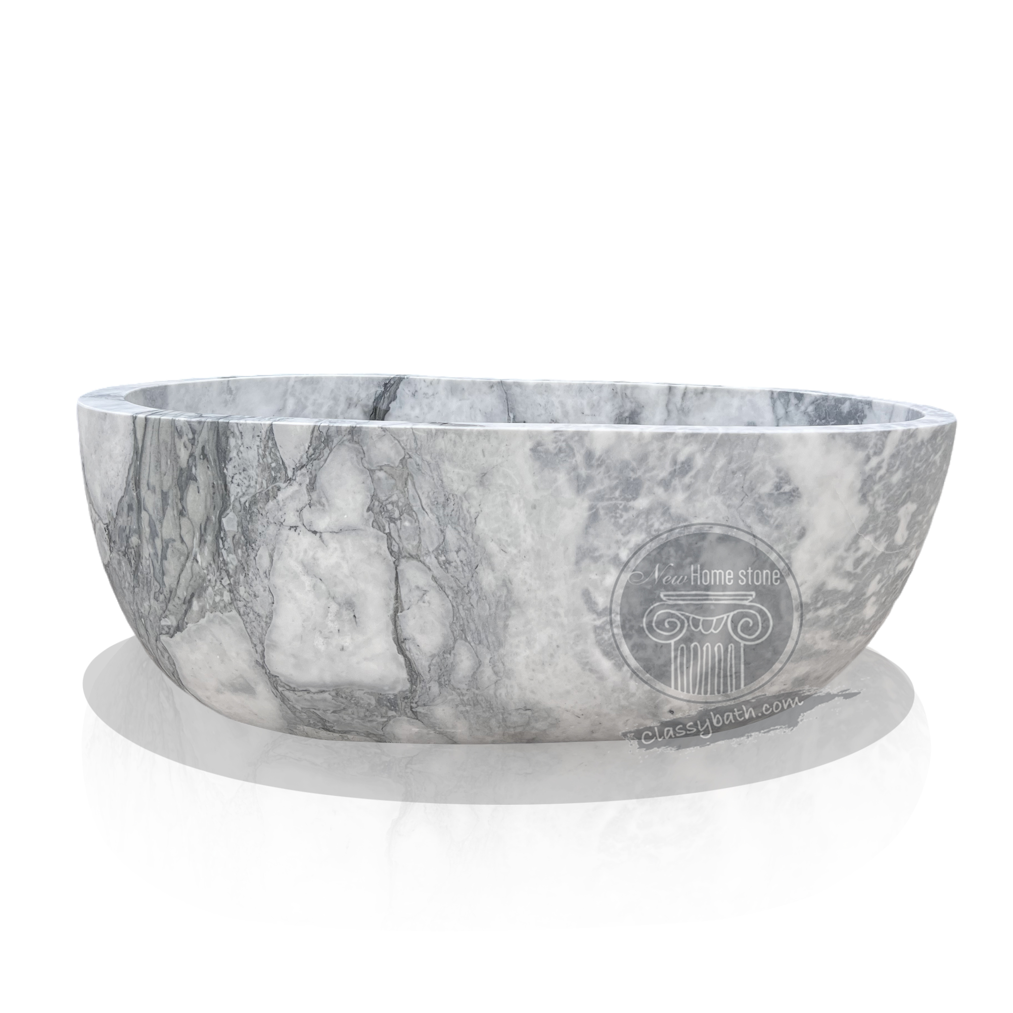 Stone bathtub