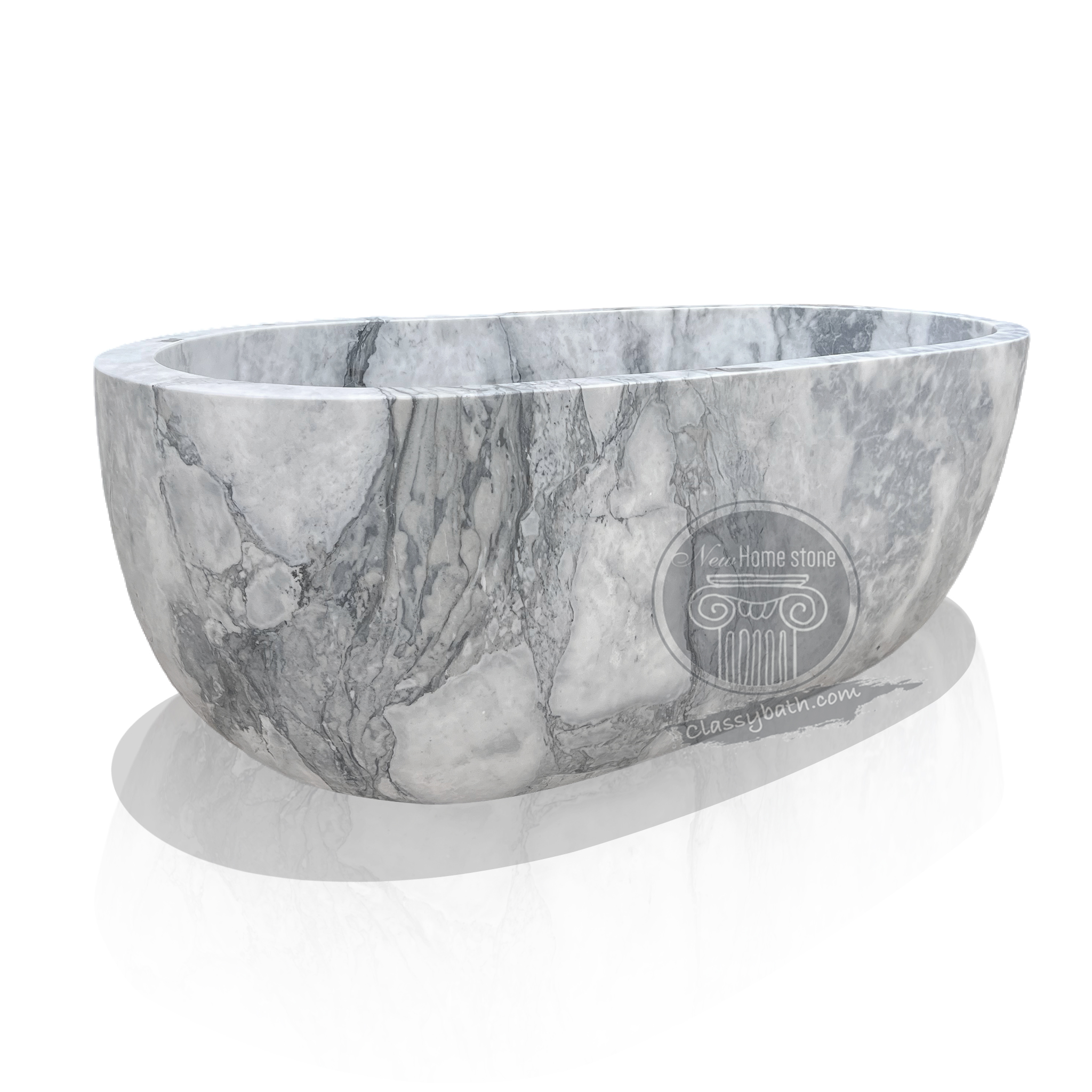 Stone bathtub