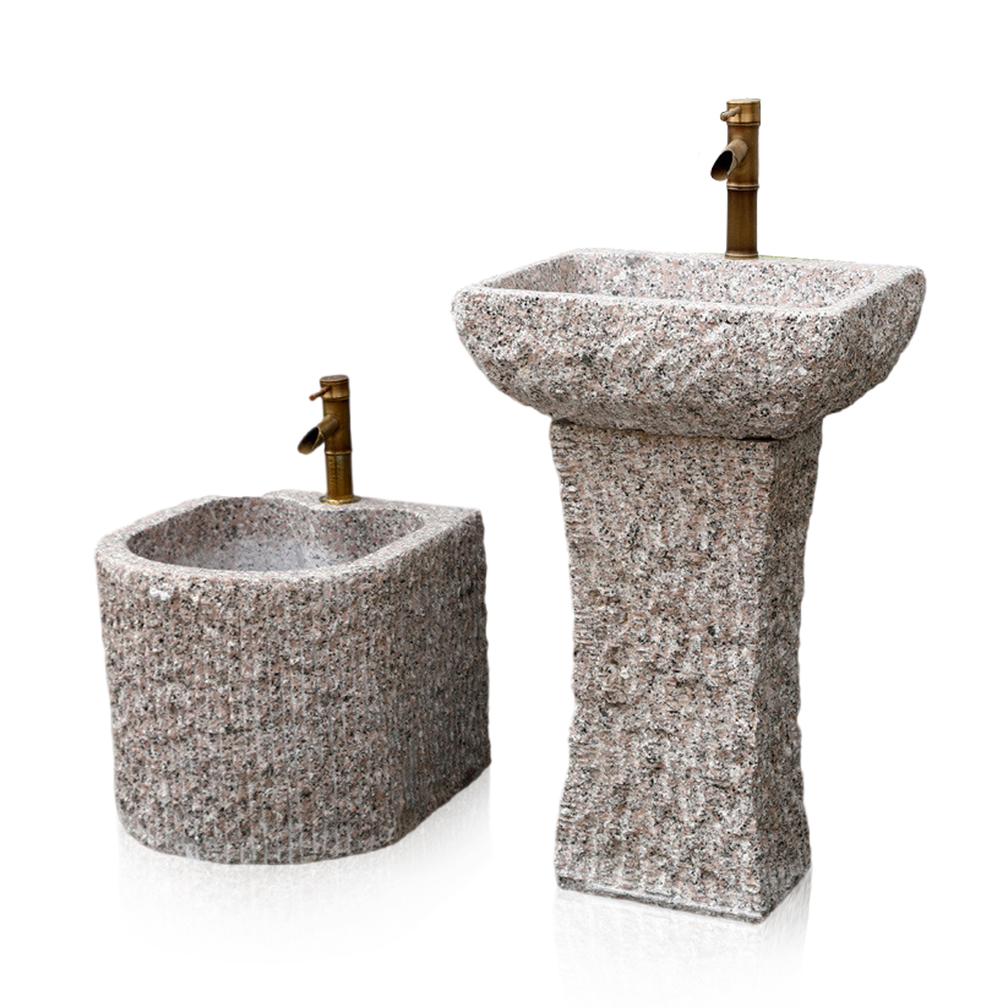 Retro pedestal sink