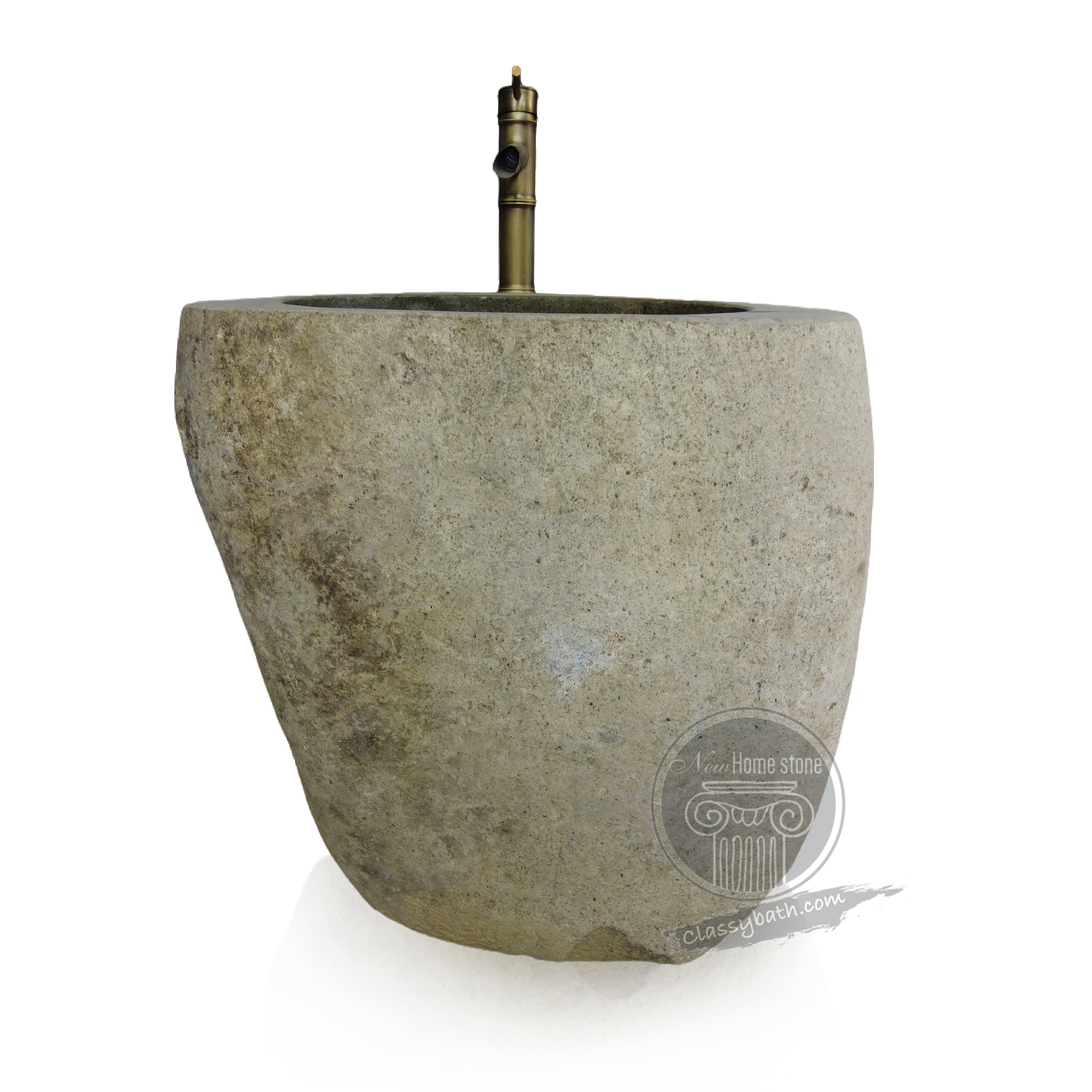 Small cloakroom basin with pedestal