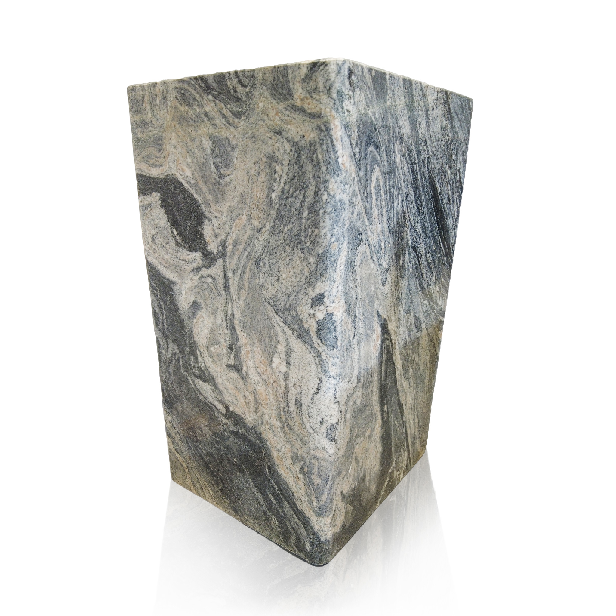 Matte black pedestal sink