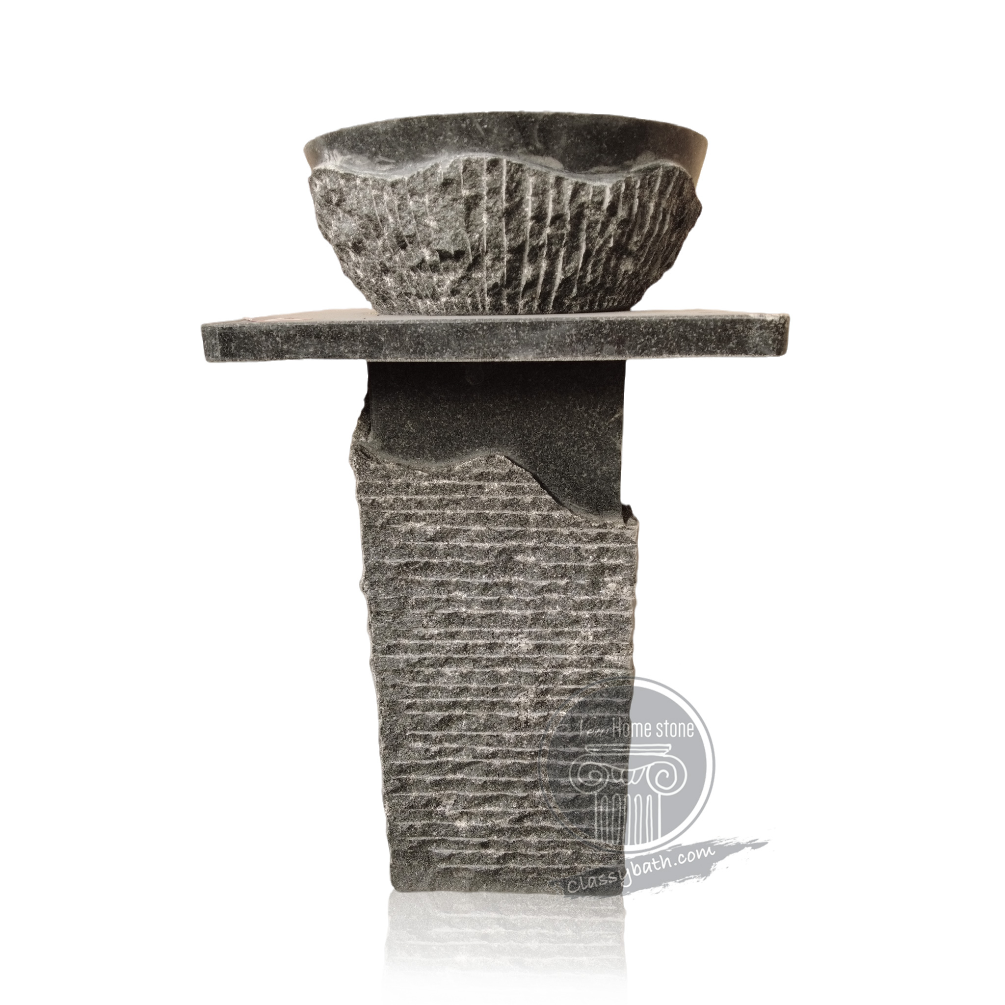 Unique pedestal sink