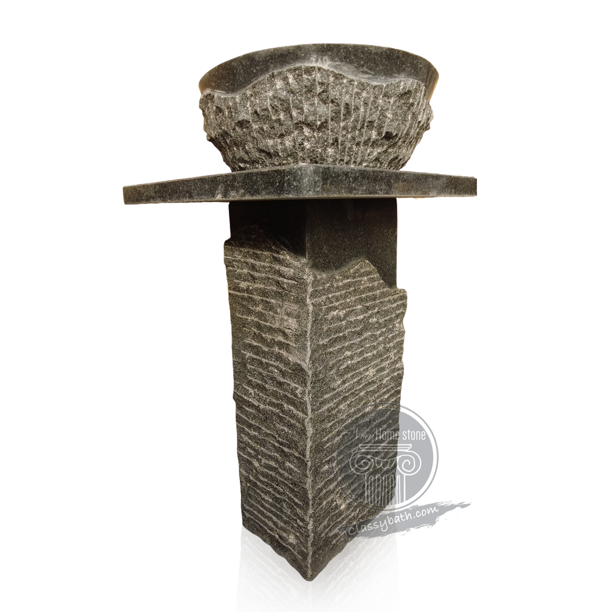 Unique pedestal sink