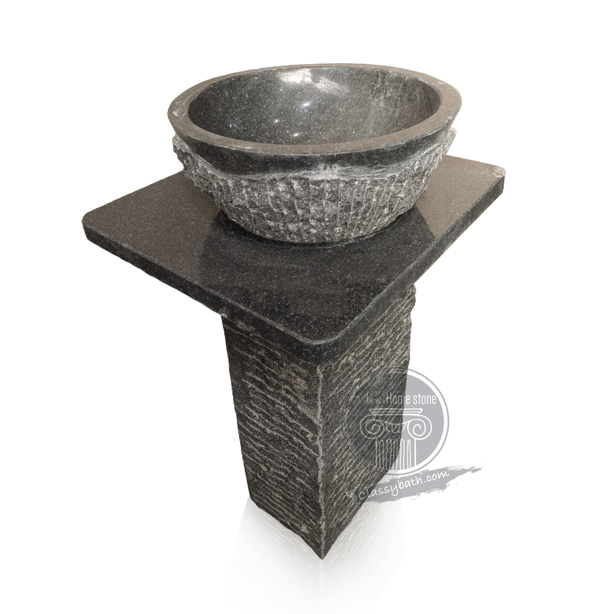 Unique pedestal sink