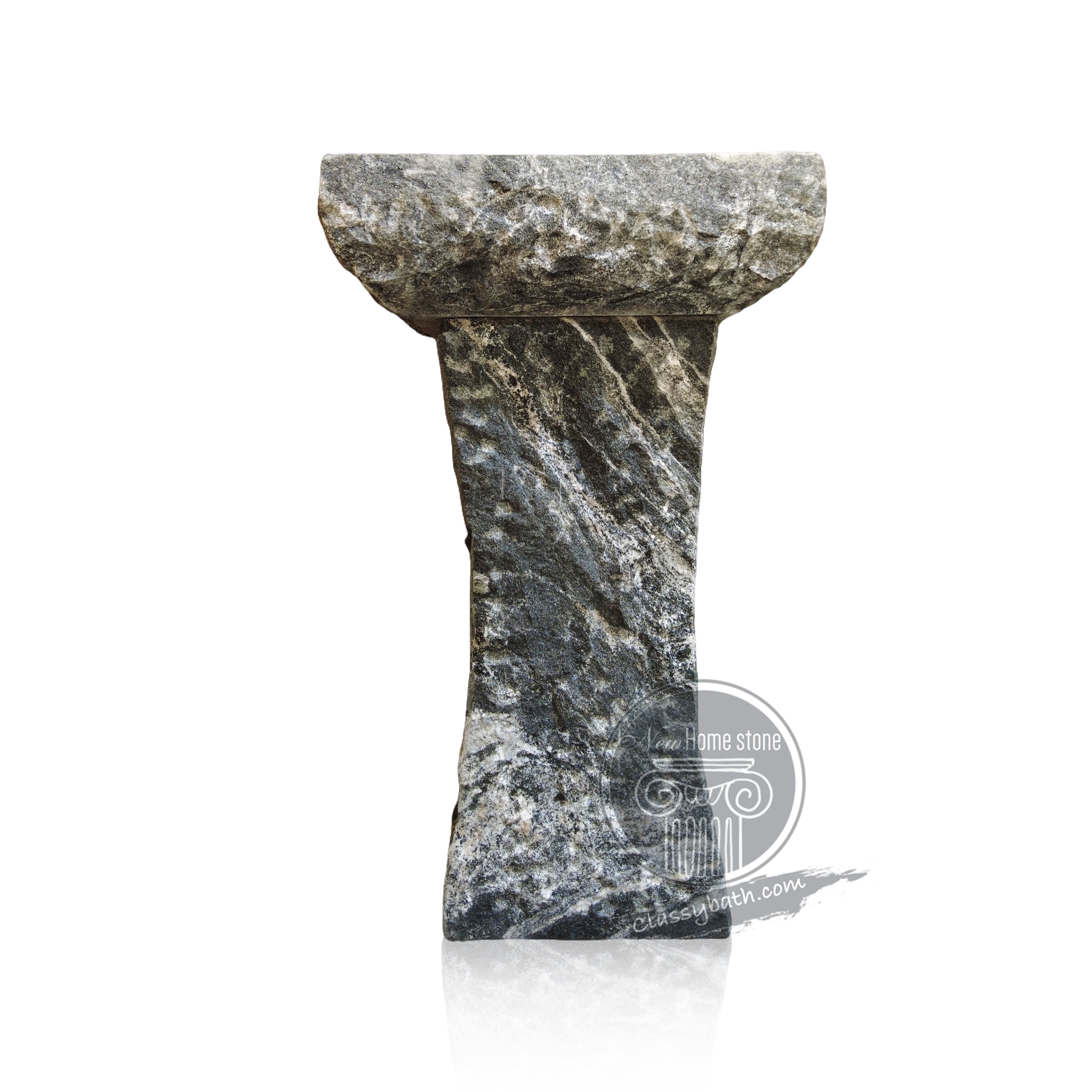 Stone pedestal basin