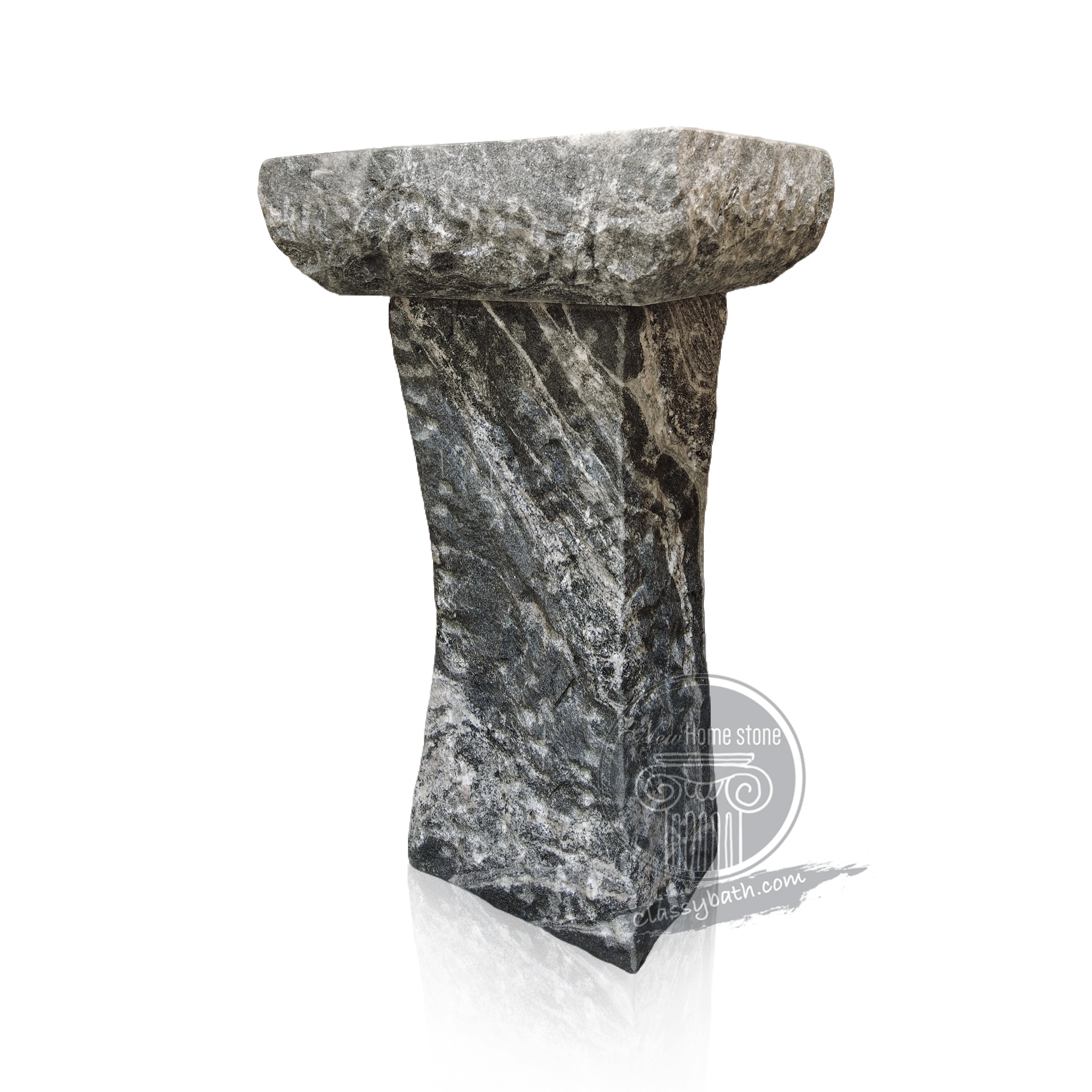 Stone pedestal basin