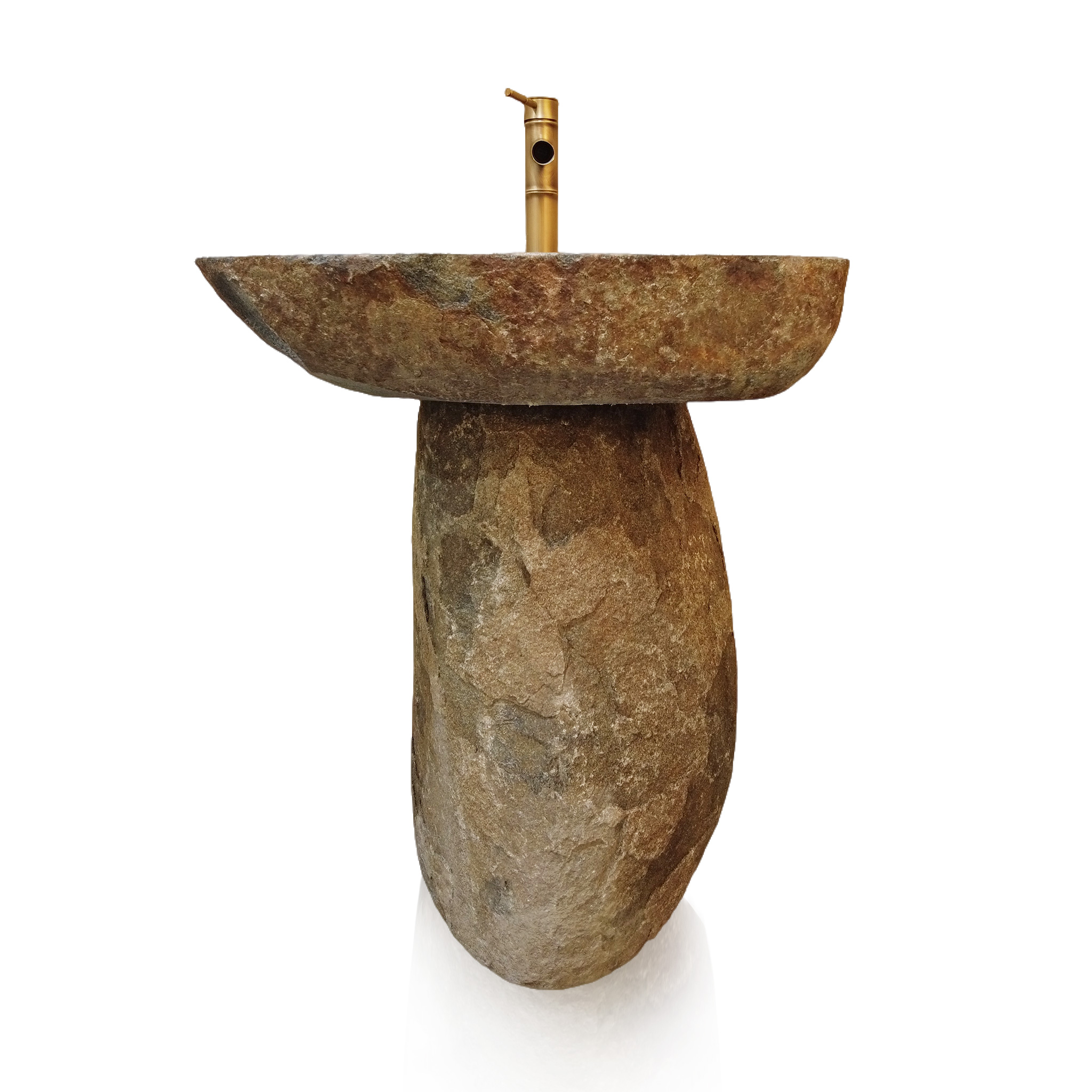 Oval pedestal sink