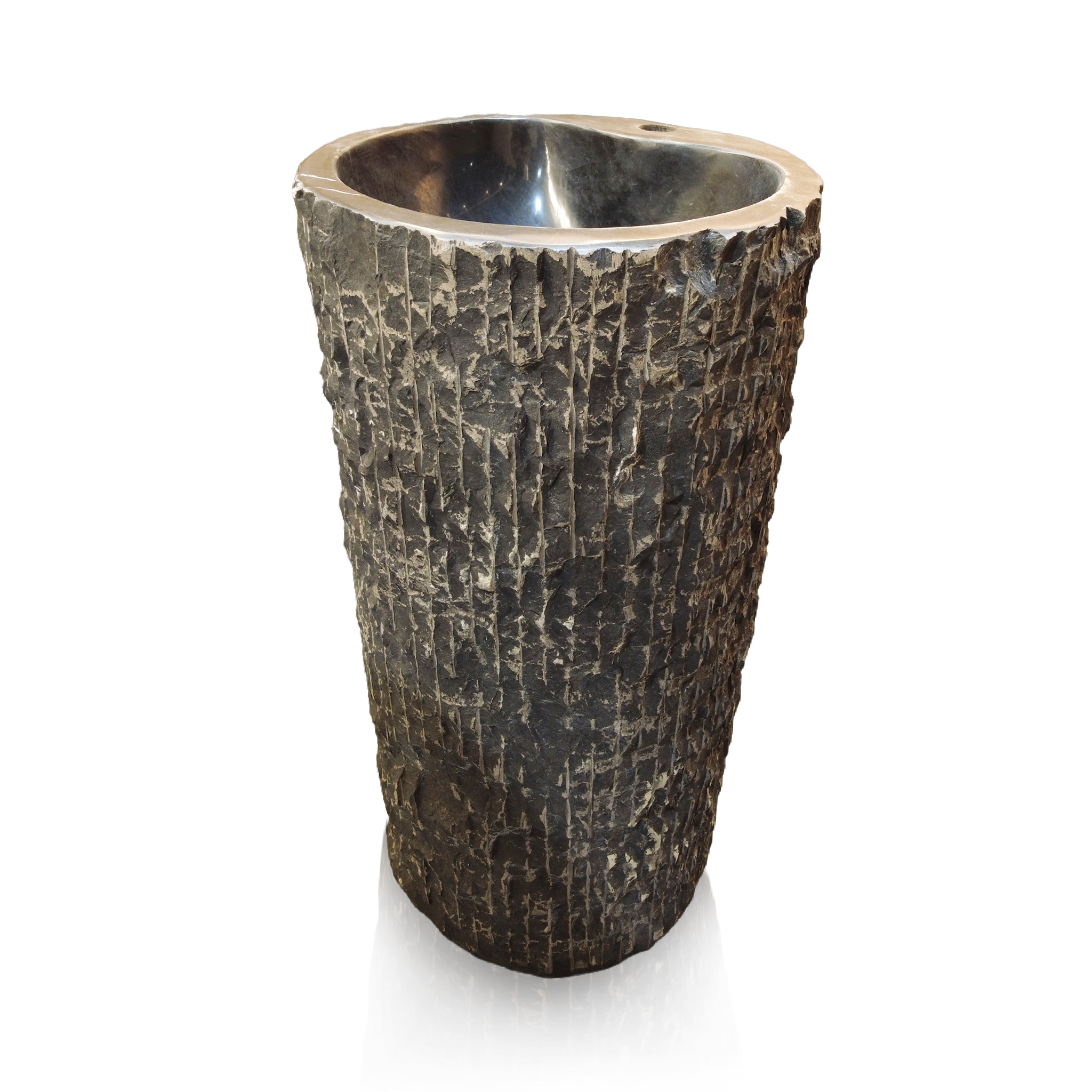 Black Marble pedestal sink