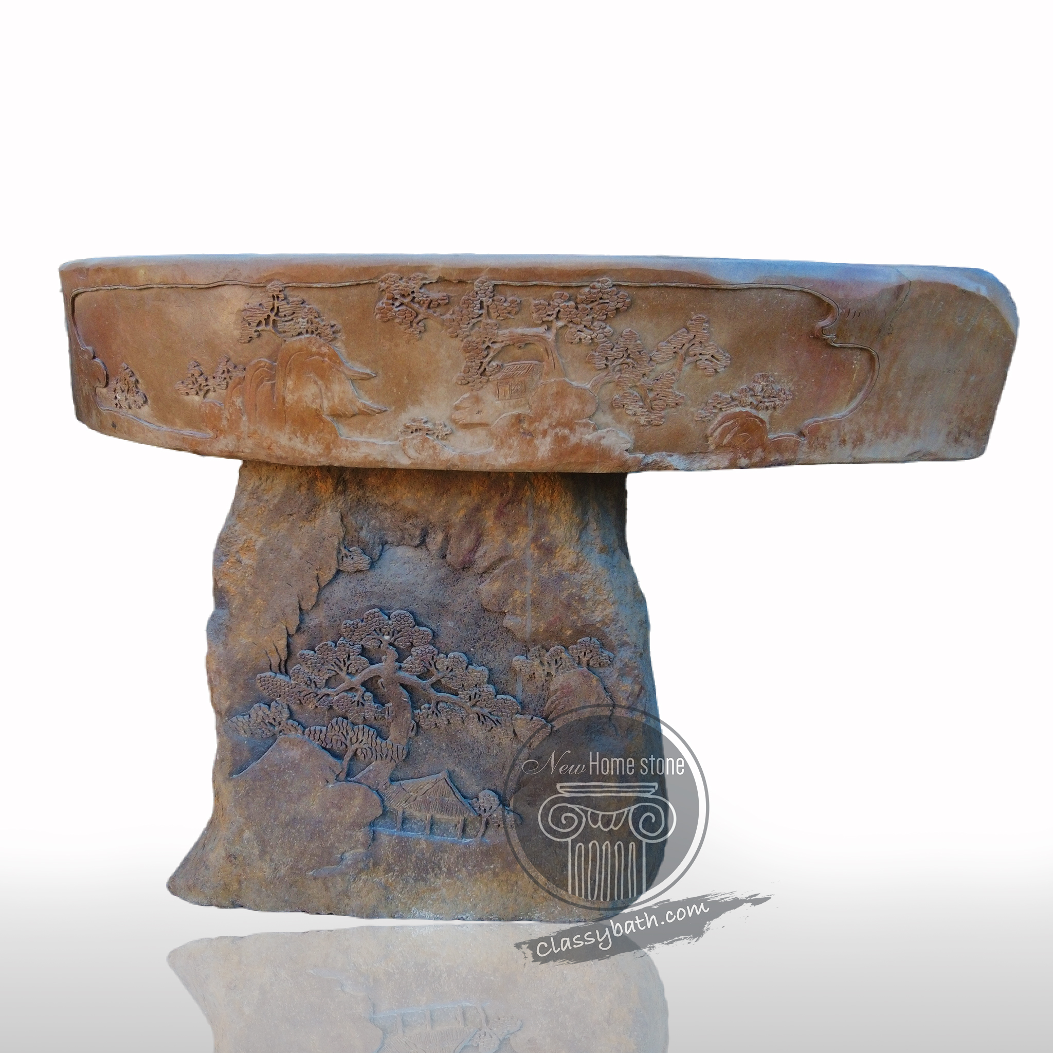 Hammer Shaped pedetal basin