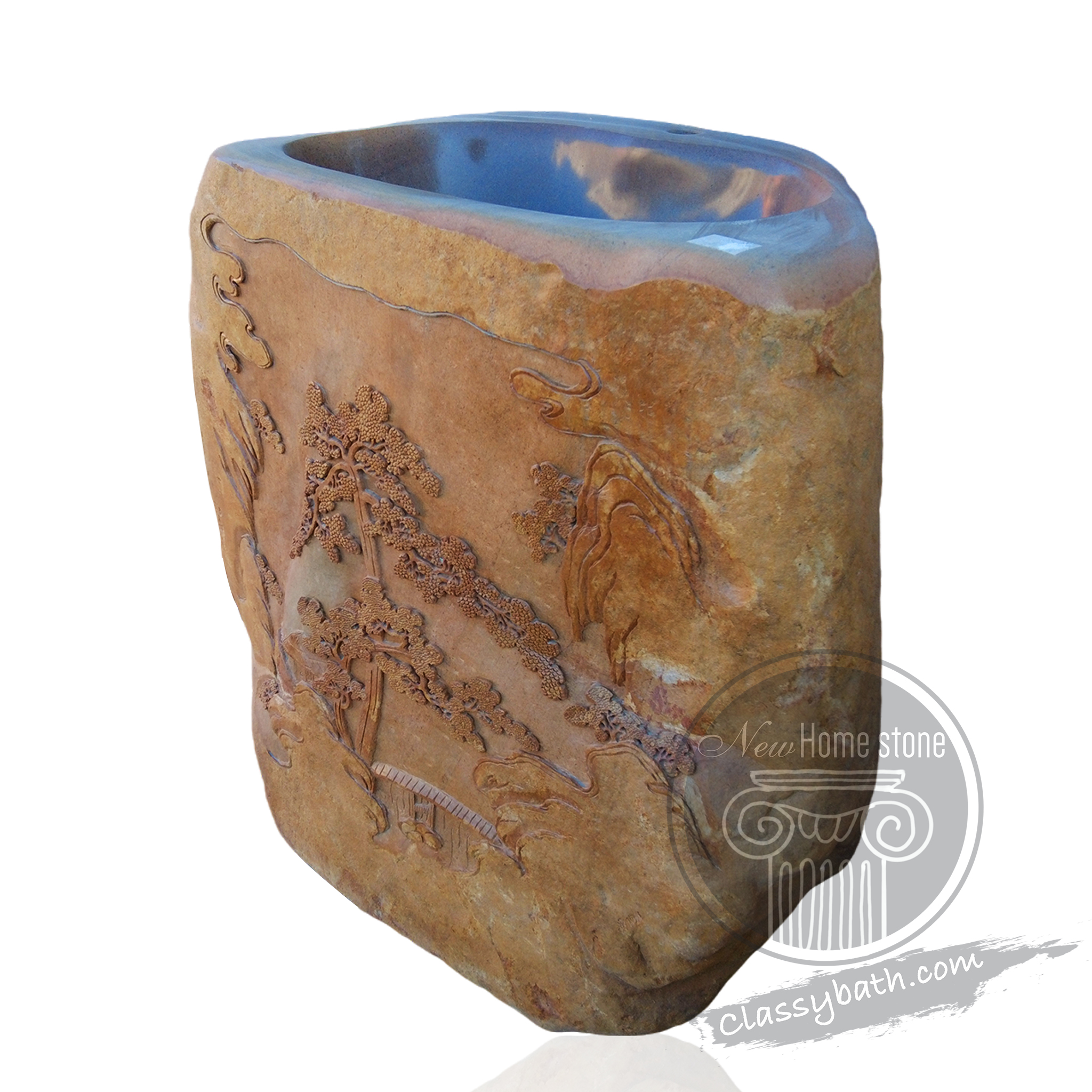 Corner basin and pedestal