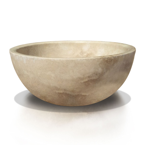 Round stone bathtub from Elite Stone